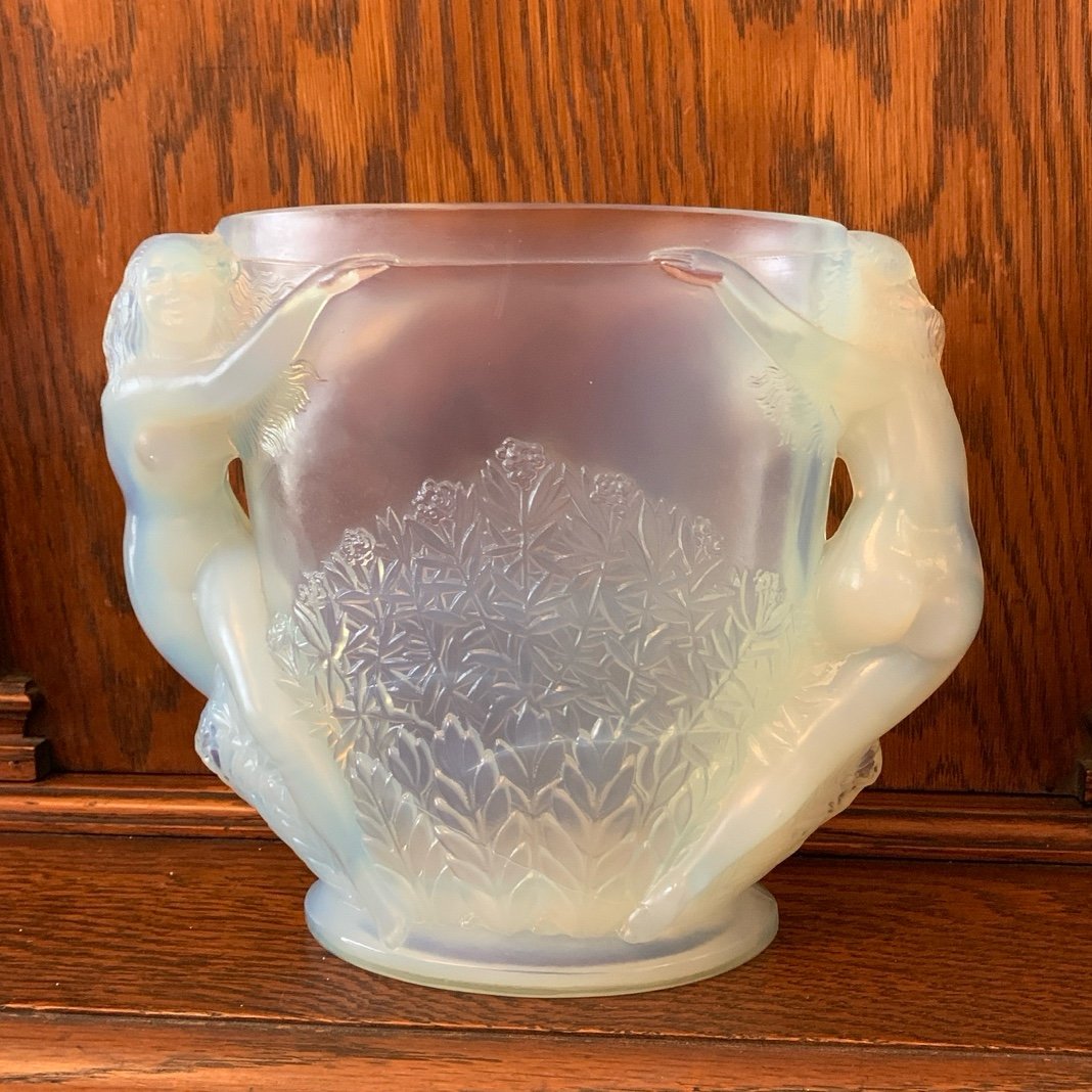 ‘30s Sabino Art Glass Nymph Vase
