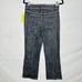 Spanx Jeans Kick Crop Flare Jeans Pull-On Stretch Gray Wash Sz M (30x27)