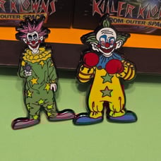 Killer Klowns from Outerspace Spikey & Shorty Enamel Metal Pin Blind Box Combo