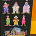 Killer Klowns from Outerspace Spikey & Shorty Enamel Metal Pin Blind Box Combo
