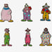 Killer Klowns from Outerspace Spikey & Shorty Enamel Metal Pin Blind Box Combo