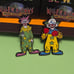 Killer Klowns from Outerspace Spikey & Shorty Enamel Metal Pin Blind Box Combo