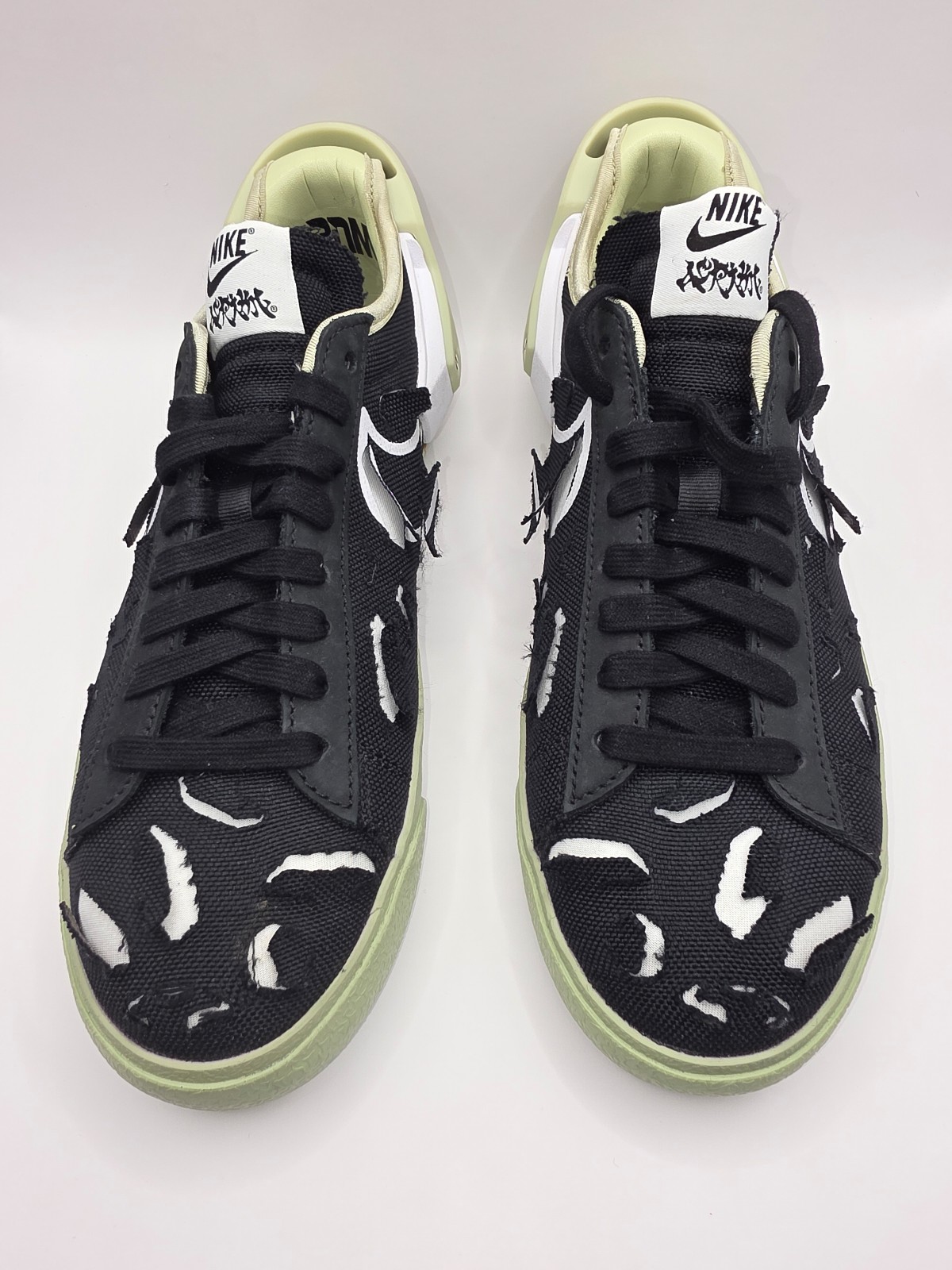 Nike Women’s Blazer Low DO9373 001 Acronym - Black/Olive Aura - Size 6.5