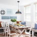 Luminzone Farmhouse Pendant Lights, 2pcs Adjustable Hanging Light Fixtures with