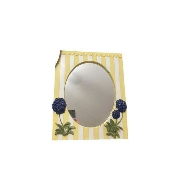 Children Mirror for Nursery yellow and purple, good condition