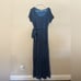 Pinkblush Slate Blue Lace Sash Tie Maternity Gown Dress Size XL