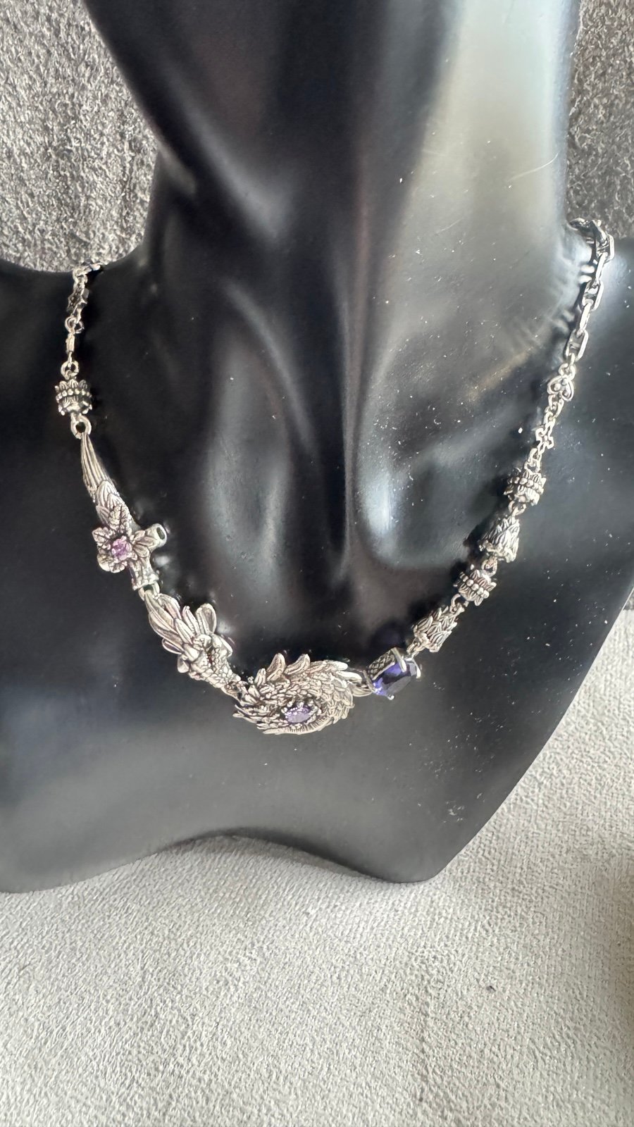 ️S925 Blood Mary nature flower necklace