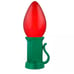 Home Accents 3 ft. Battery Operated LED Jumbo Red Bulb Holiday Yard Decoration