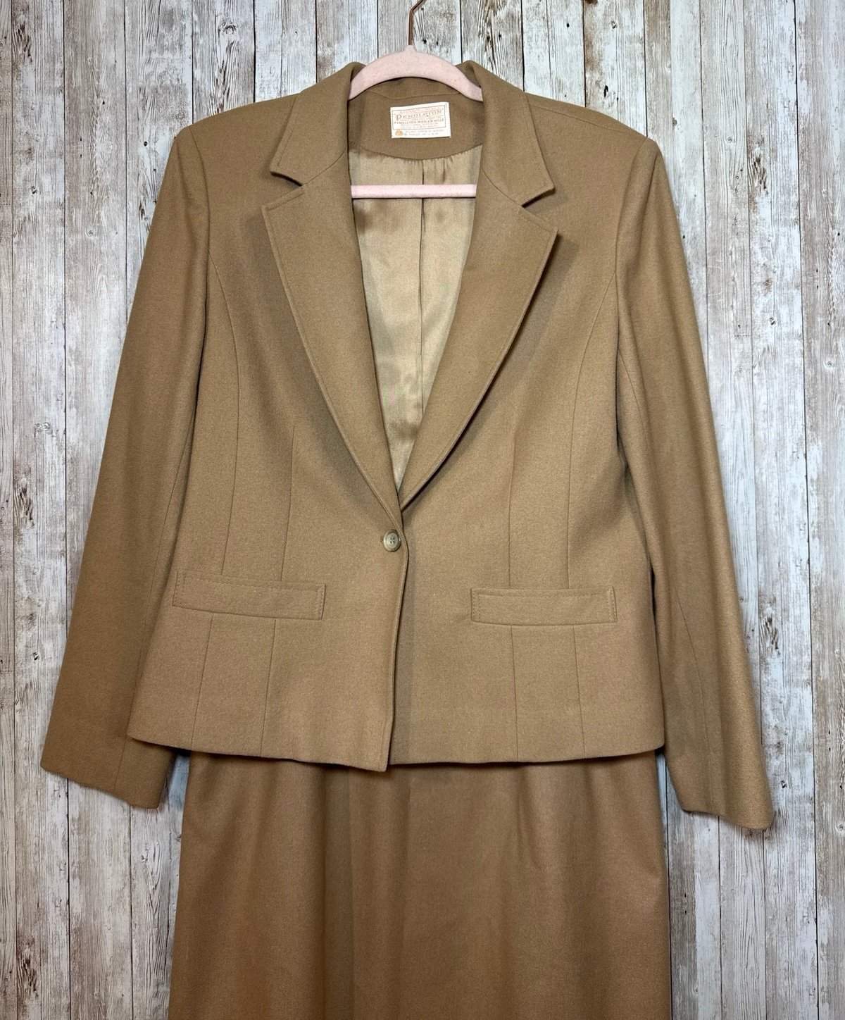 Pendleton wool blazer & skirt set