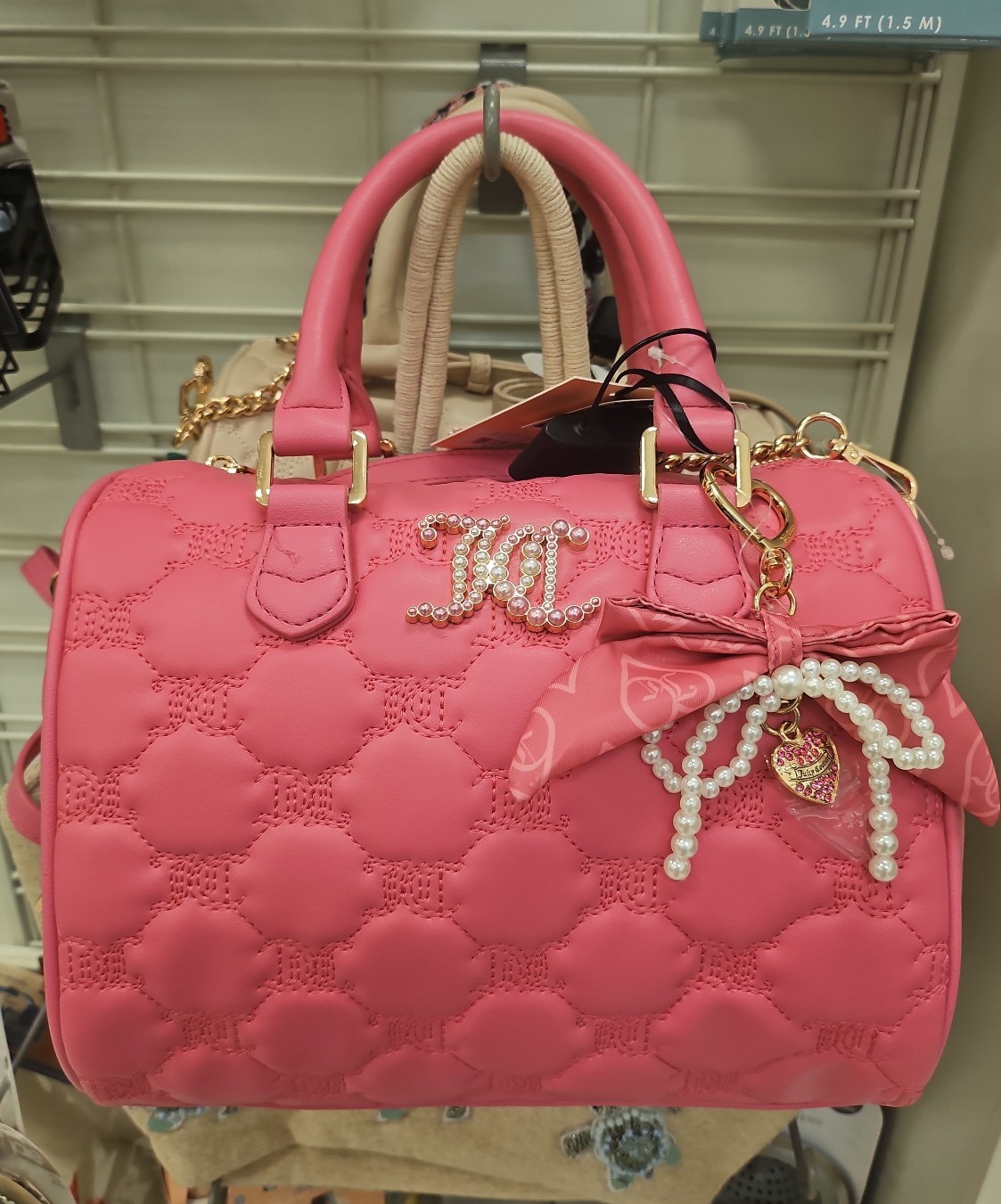 Juicy Couture Tie The Knot Satchel Pink