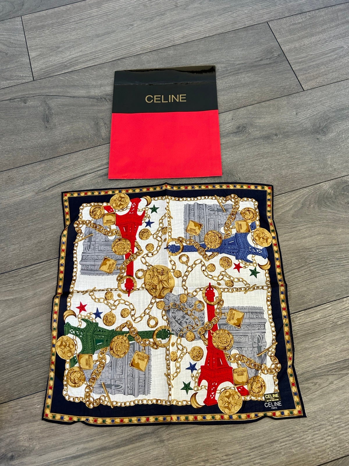 CELINE Womans Hankerchief/neckerchief