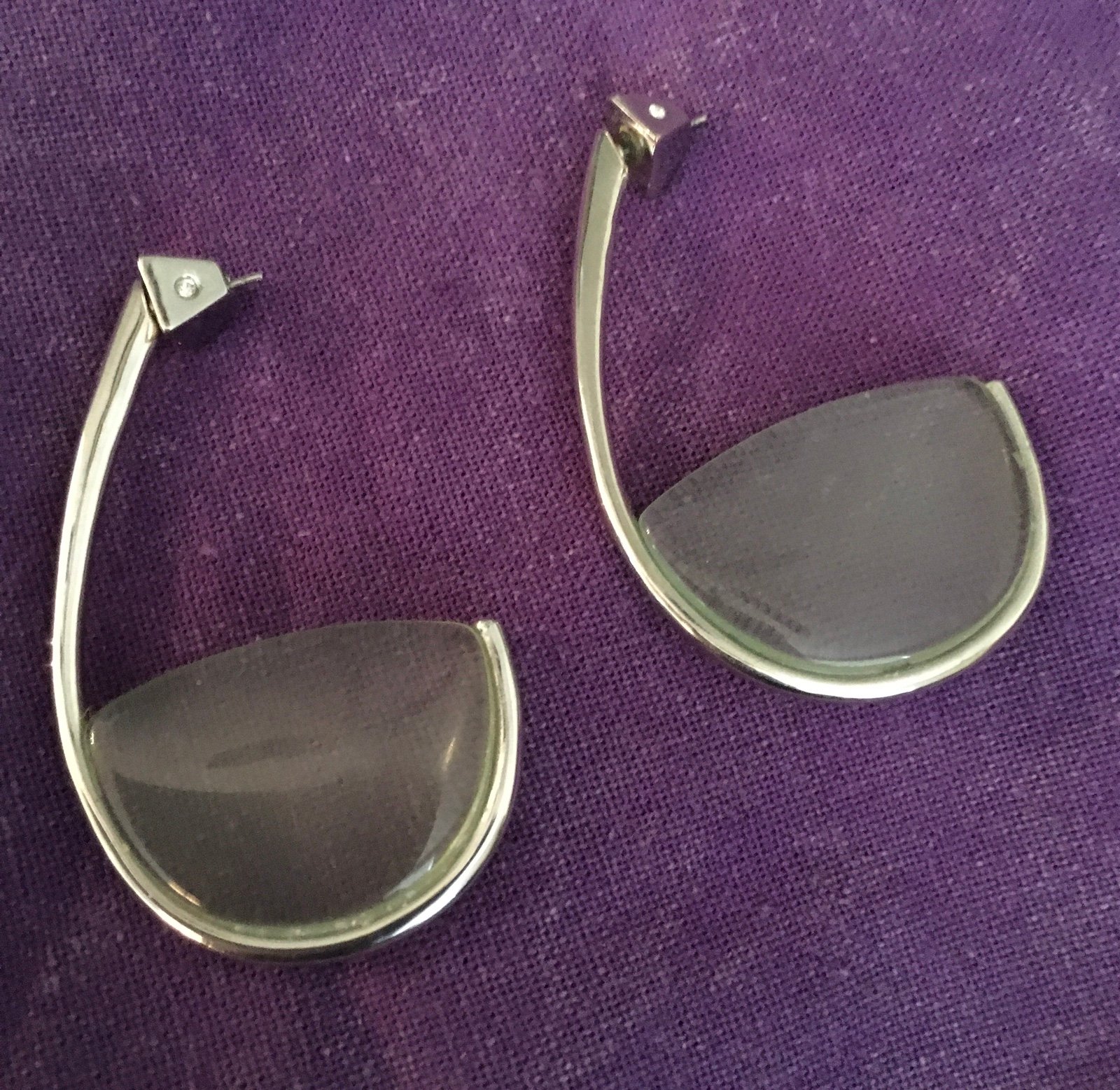 Vintage Silver Valentino earrings