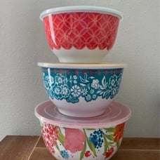 HTF New Pioneer Woman Sunny Days 6pc Bowl Set