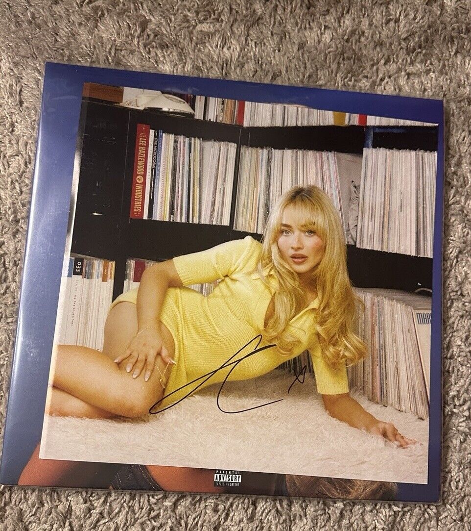 Sabrina Carpenter Signed Short N’ Sweet Vinyl & Insert With Proof Of Purchase