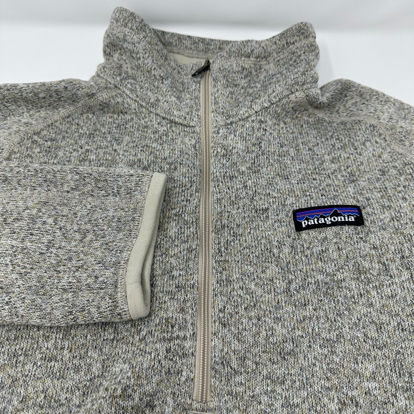Patagonia Better Sweater Jacket Women's Large Brown 1/4 Zip Fleece Pullover