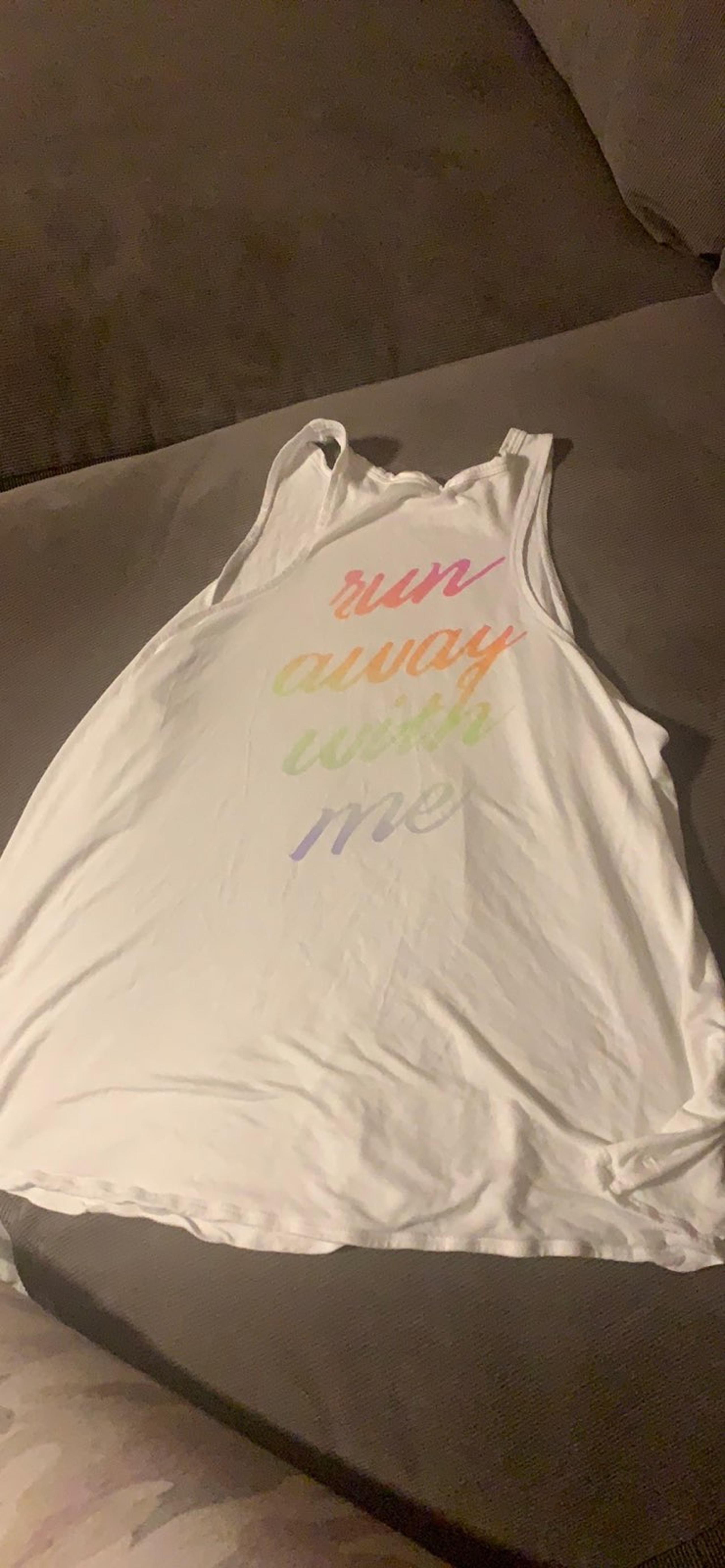 Betsey Johnson RUN AWAY WITH ME tank