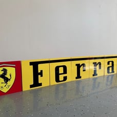Racing 8 piece 80” Vintage style Garage Sign