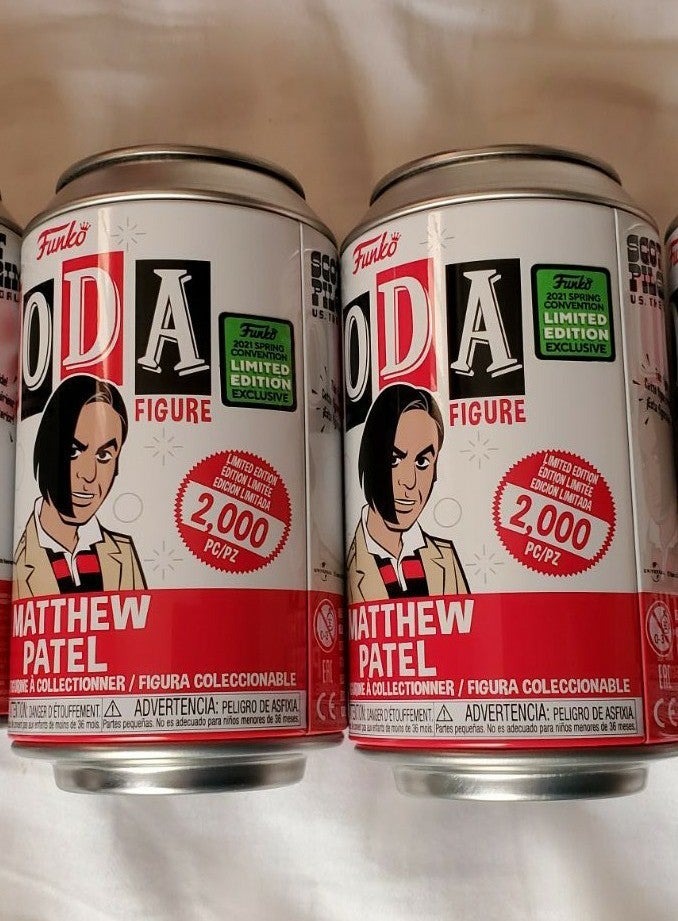 2 matthew patel funko soda pops
