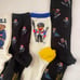A stylish ladies' sock set from Polo Ralph Lauren, brand new, size 24-26 cm, contains 5 pairs.