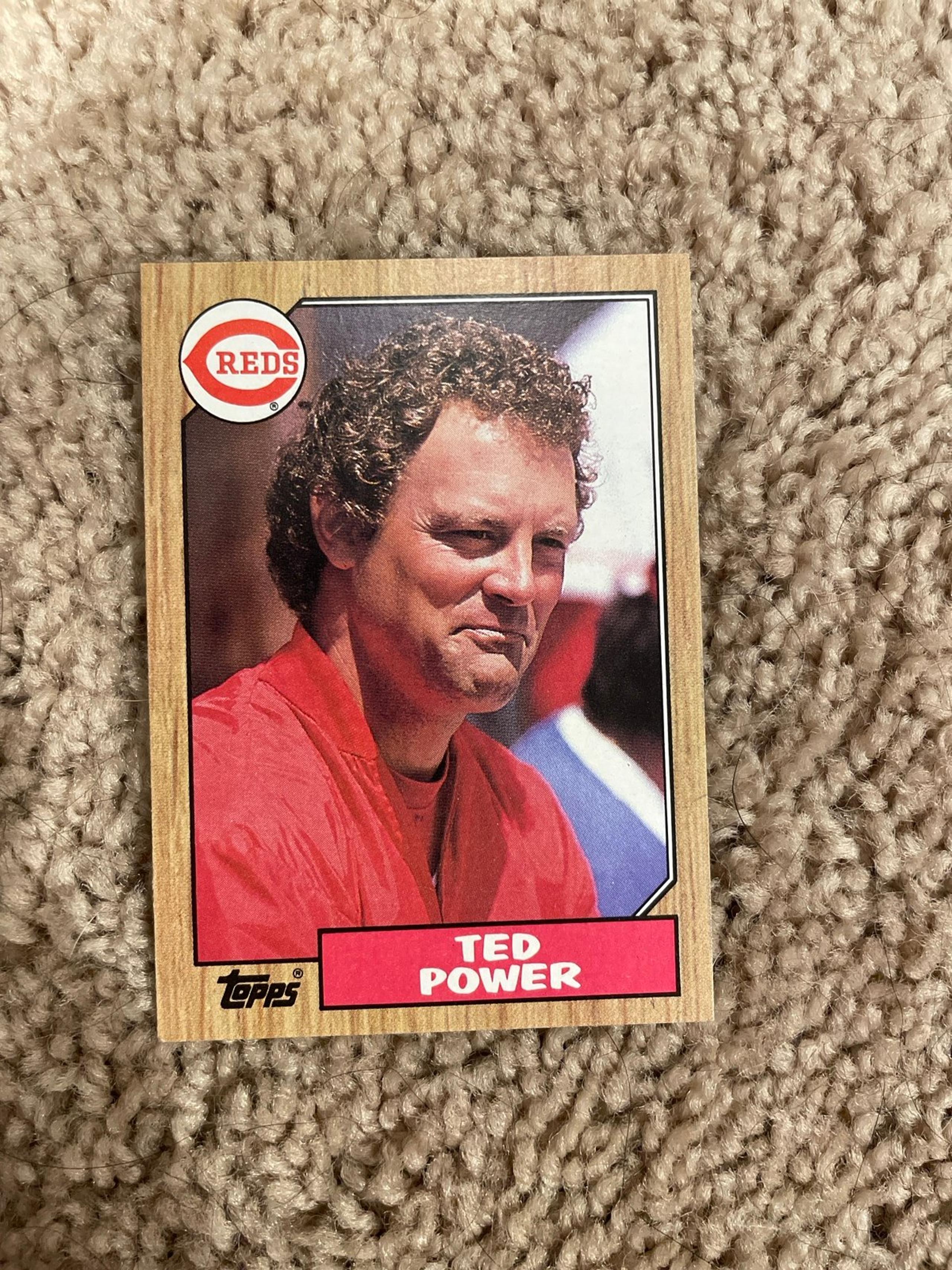 Ted Power Baseball Topps Trading Card 1987