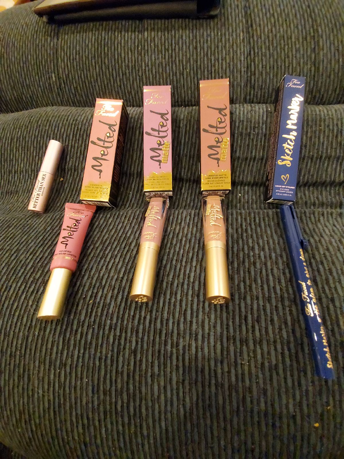 Too Faced リップ、アイシャドウ、マスカラセット クリスタルホイップス ロングウェアリング シマ—リング アイ