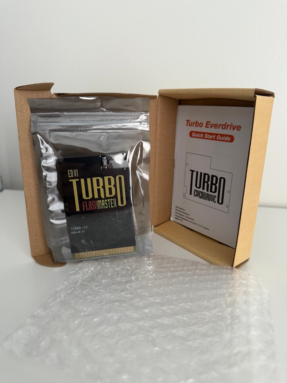 Turbo Everdrive (fully loaded with games) turbografx 16, turbo duo, pc engine.