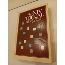 THE NIV TOPICAL STUDY BIBLE: NEW INTERNATIONAL VERSION By Zondervan Red Letter