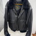 VTG Reed Sportswear XL ALL BLACK Leather Zip Out Liner Men’s Jacket Coat Bomber
