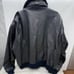 VTG Reed Sportswear XL ALL BLACK Leather Zip Out Liner Men’s Jacket Coat Bomber