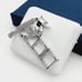 925 Sterling Silver Plated CZ Pendant, INUS1BR005