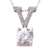 925 Sterling Silver Plated CZ Pendant, INUS1BR005