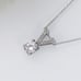 925 Sterling Silver Plated CZ Pendant, INUS1BR005