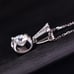 925 Sterling Silver Plated CZ Pendant, INUS1BR005