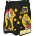 Custom made patchwork shorts size medium
