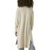 Lucky Brand Long Line Cardigan Sweater Open Front Straw Heather Size S