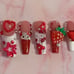 Press on nails // strawberry dreams