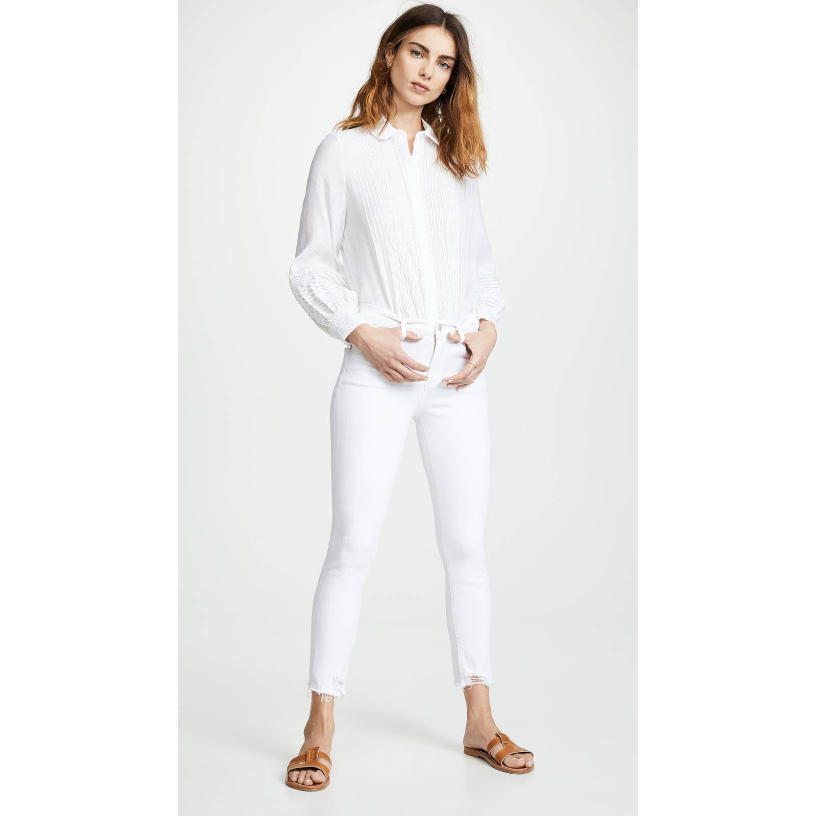 AGOLDE High Rise Sophie Skinny Crop Jeans in Sanction - Size 26 - New