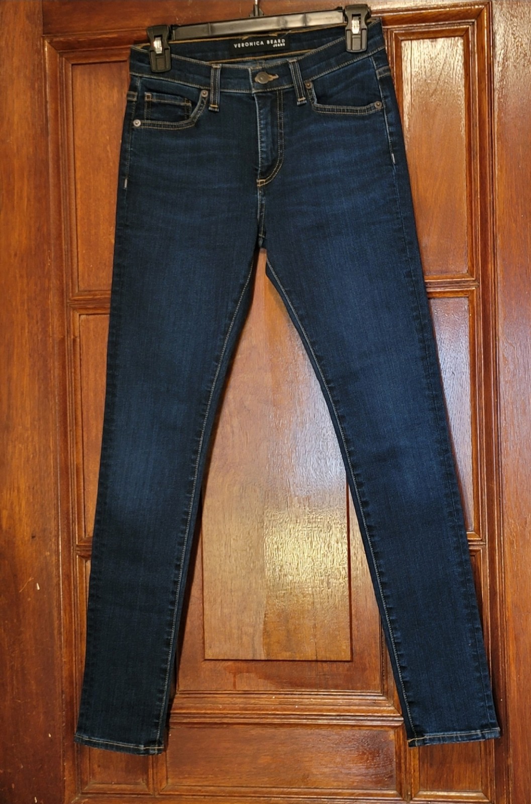 Veronica Beard Brooke Skinny Mid Rise Jeans Prussian Blue Size 26/2