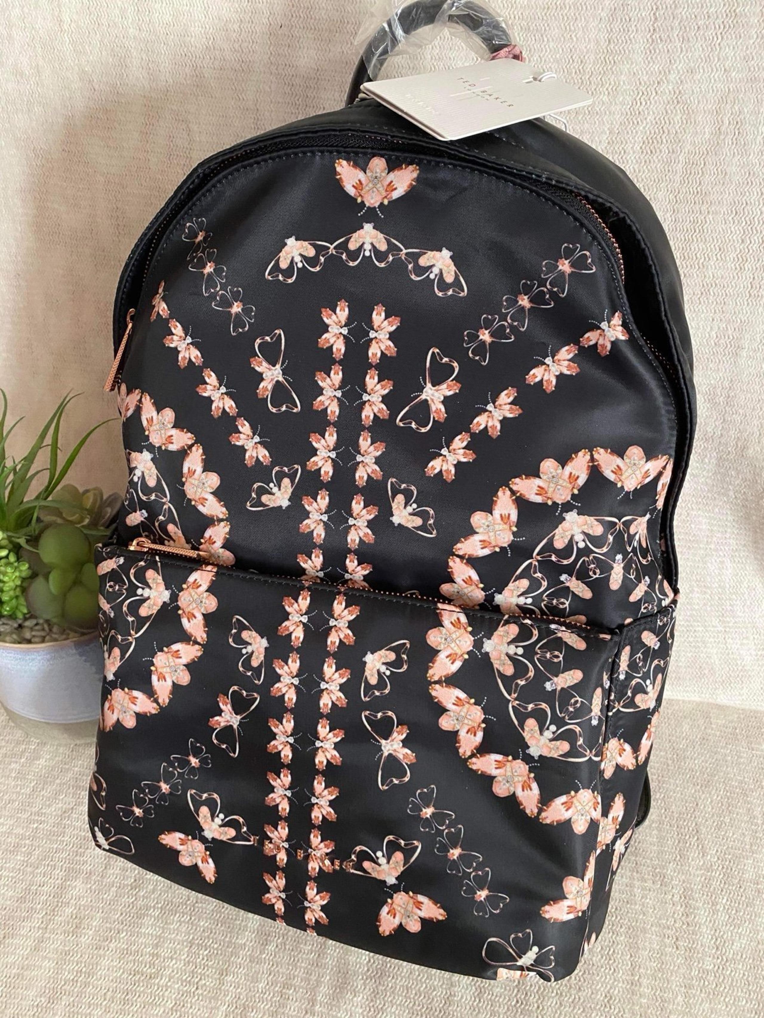 ‼️Flash SALE‼️Brand New Ted Baker Queen Bee Nylon Large Backpack