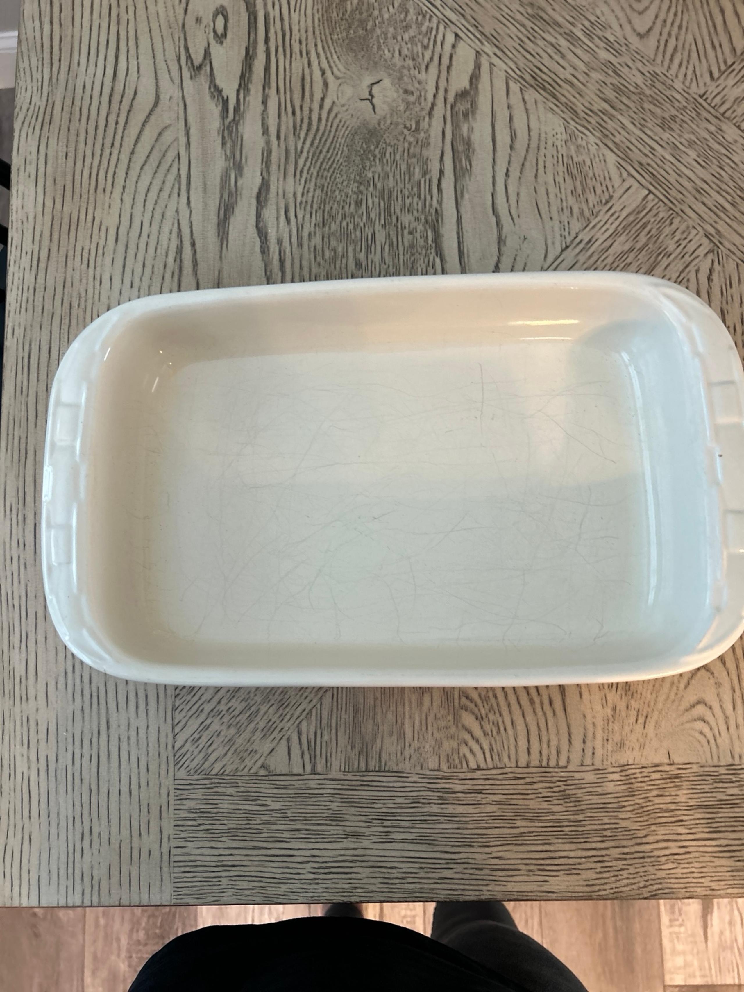 Longaberger Woven Traditions Ivory baking pan