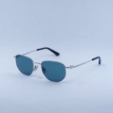 New Bottega Veneta BV1301S 004 Sunglasses - Silver Frame, Green Lenses