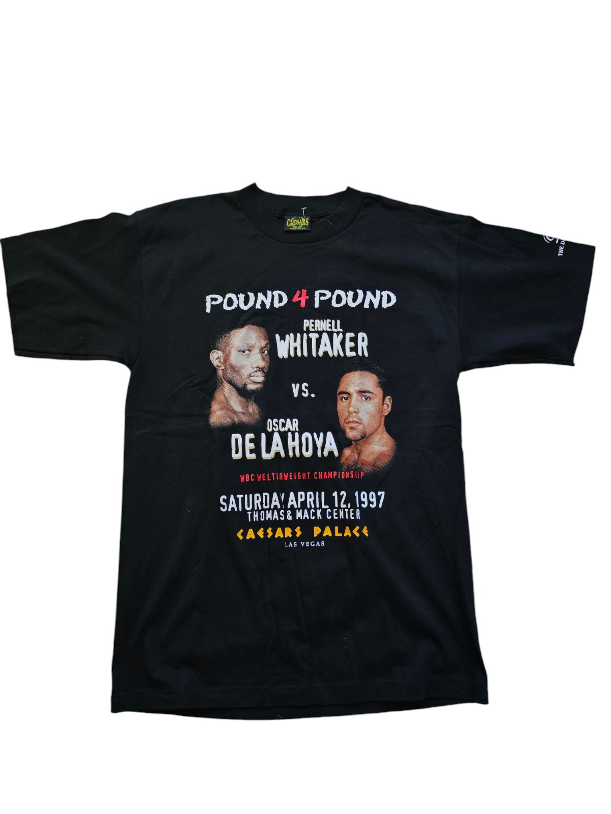 Vintage 1997 Oscar De La Hoya VS Pernell Whitaker Sz L