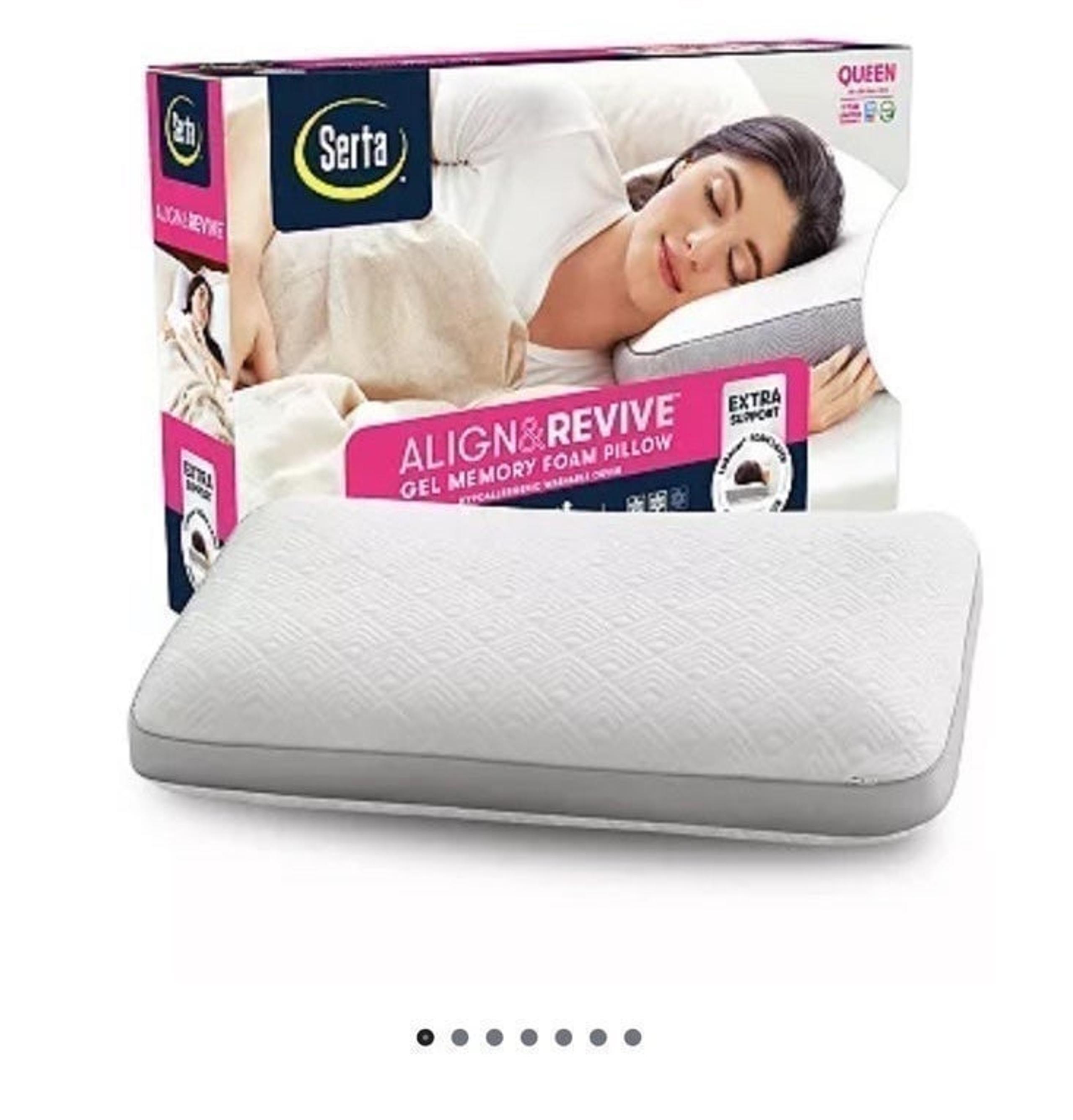 Serta Gel Memory Foam Pillow