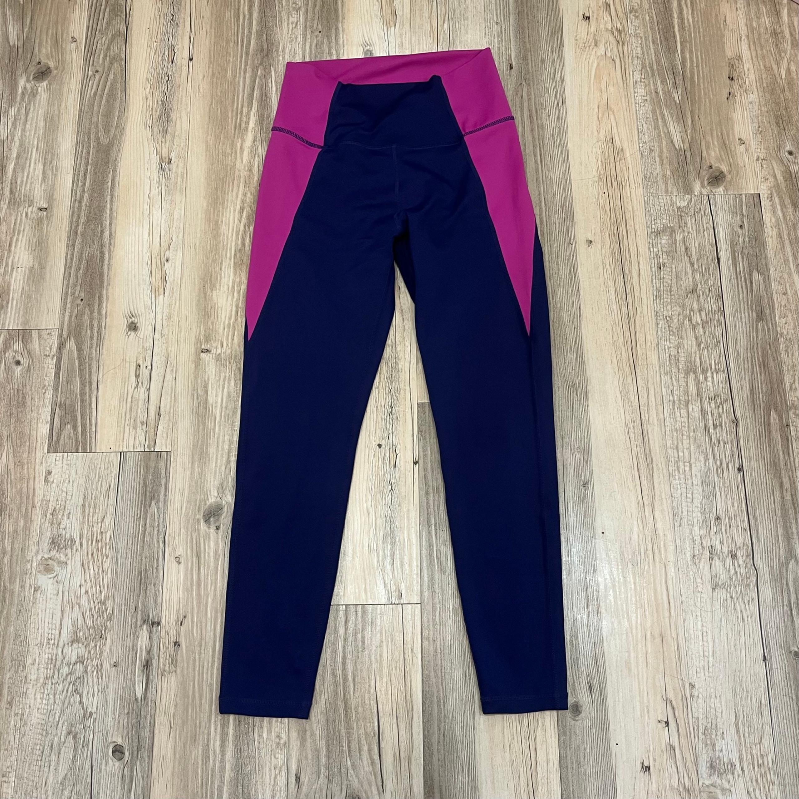 Wilo Women’s leggings size various color multi pink purple size Medium .