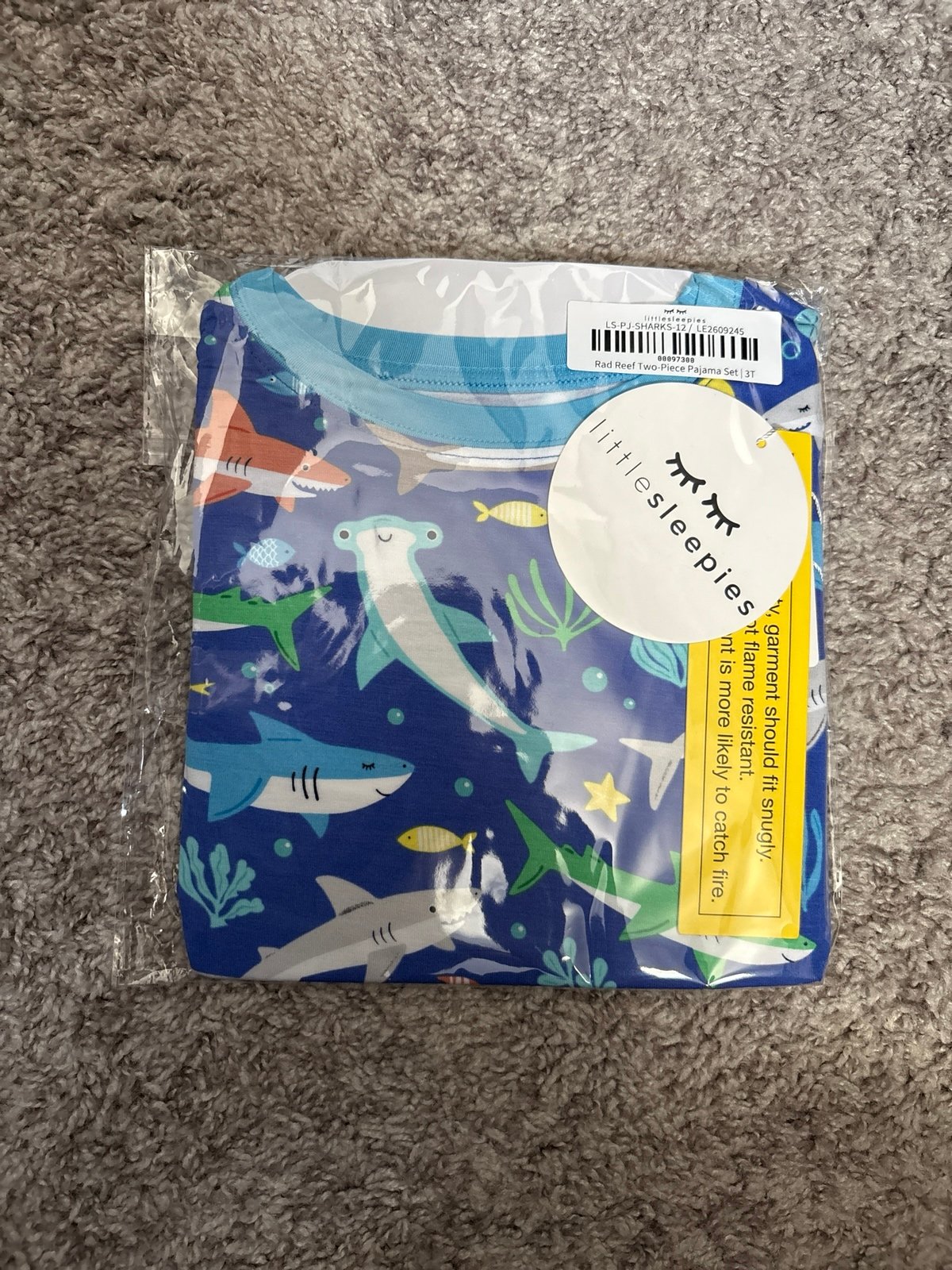 little sleepies rad reef two piece set