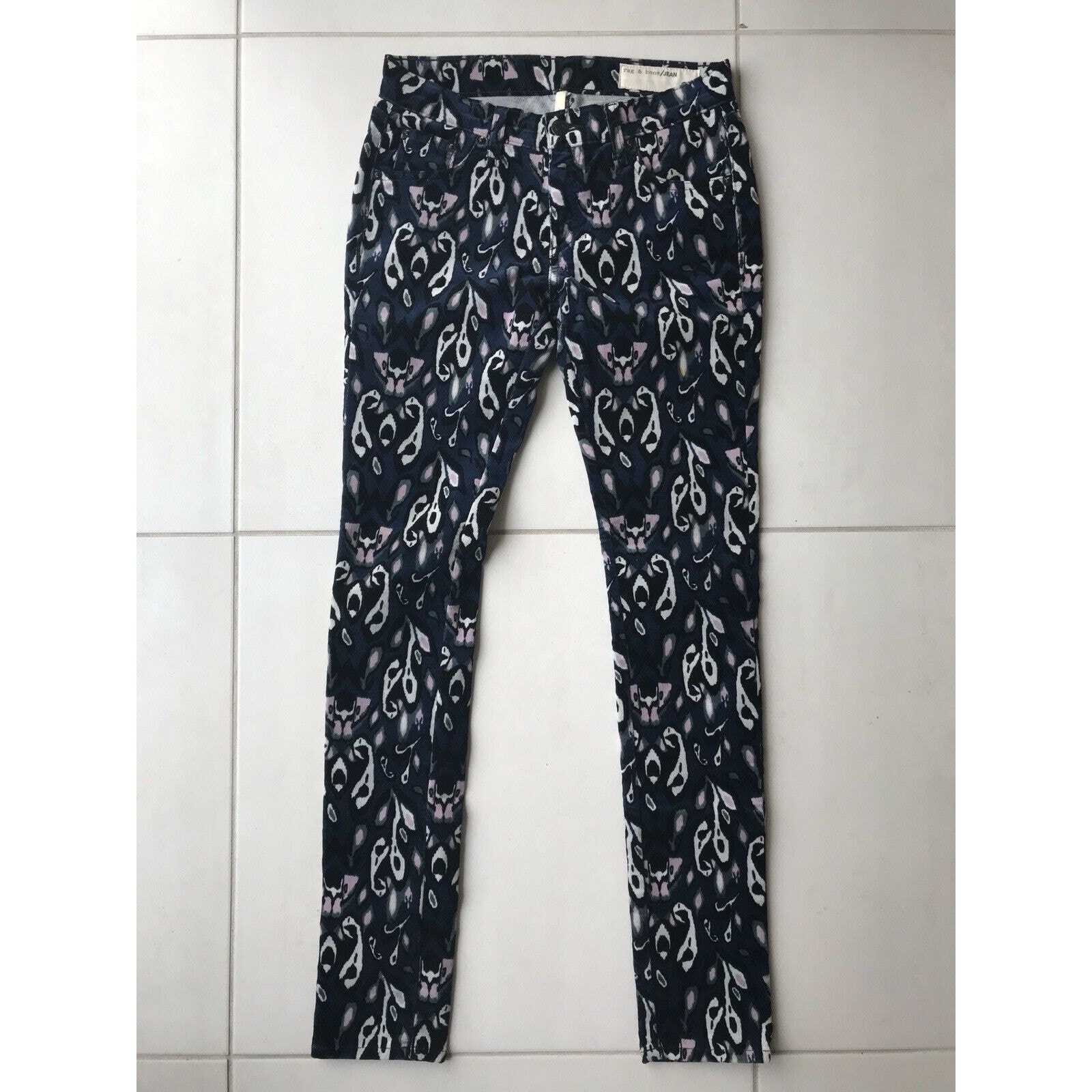 Rag & Bone Skinny Corduroy Ikat Pants