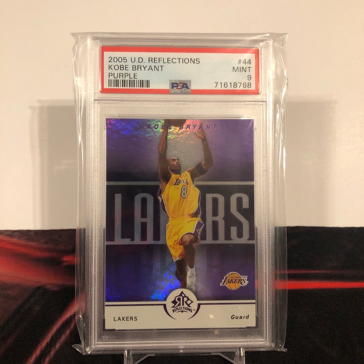 2005-06 Upper Deck UD Reflections Kobe Bryant Purple PSA 9