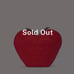 VICTORIA'S SECRET Valentine’s Day Lipstick Hearts makeup bag and Red Wristlet