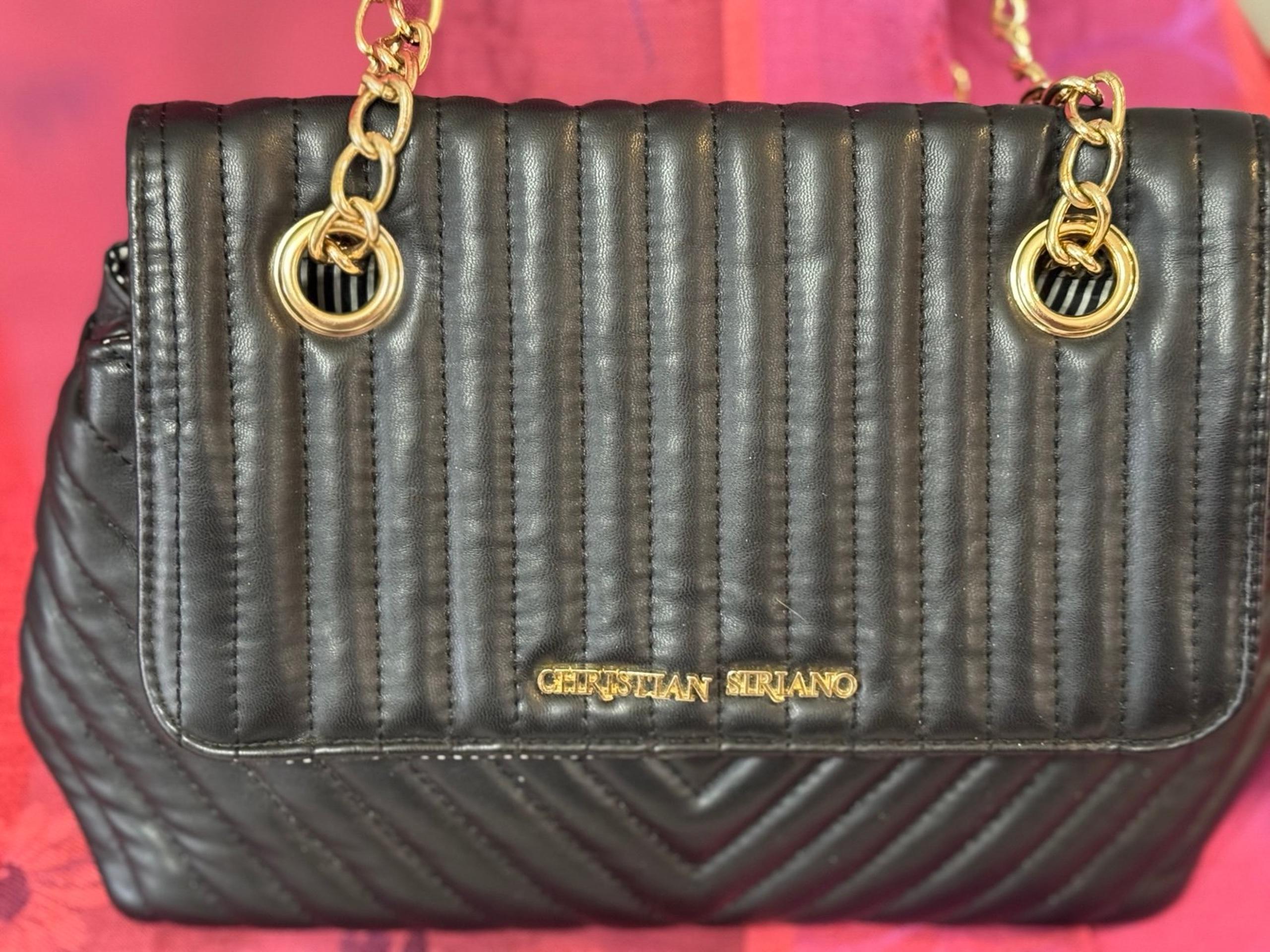 Christian Siriano Black Shoulder Bag