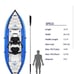 2-Person Inflatable Kayak Set with Paddle and Air Pump, Portable Recreational To